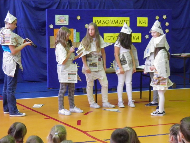 Pasowanie na ucznia klasy I.